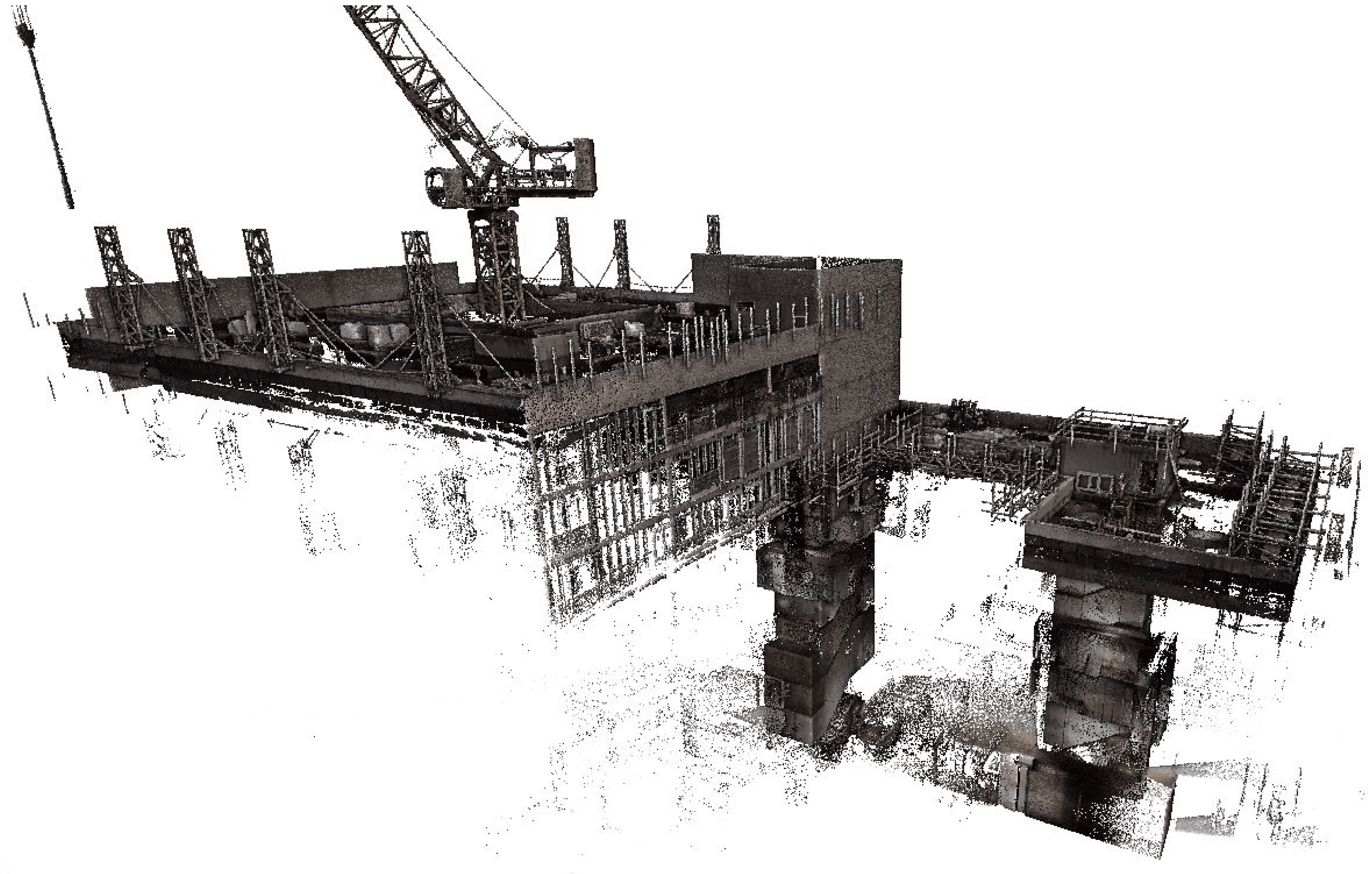 3D digital twin of a completed facility being handed over to owners for facility management and maintenance